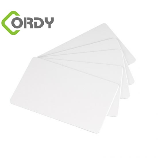 cartão rfid de cartão branco em branco