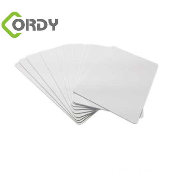 Grampos de cartões de plástico em branco, cartão de plástico PVC