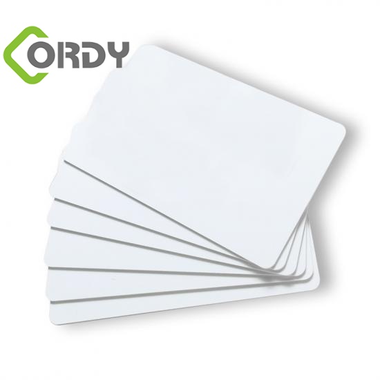 Cartão rfid para impressão transparente