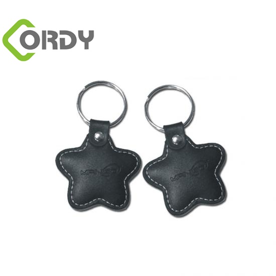 Custom Leather Nfc Keyfob Tags